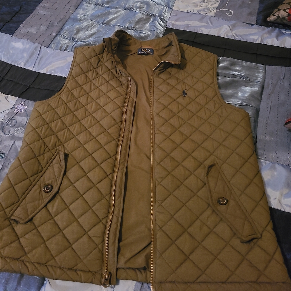 Nice Olive Green Polo by Ralph Lauren Vest